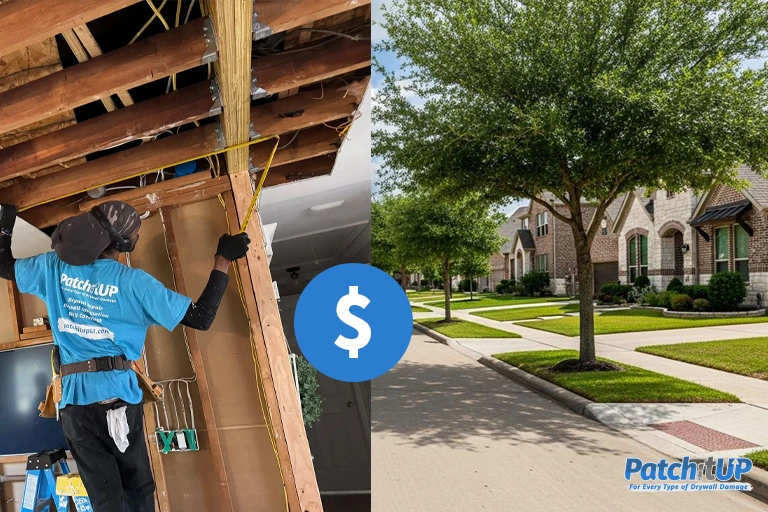 How Much Does Drywall Ceiling Repair Cost in Saginaw, TX?