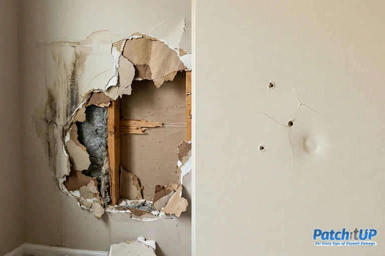 When to Replace vs Repair Drywall? Expert Advice from PatchitUP!