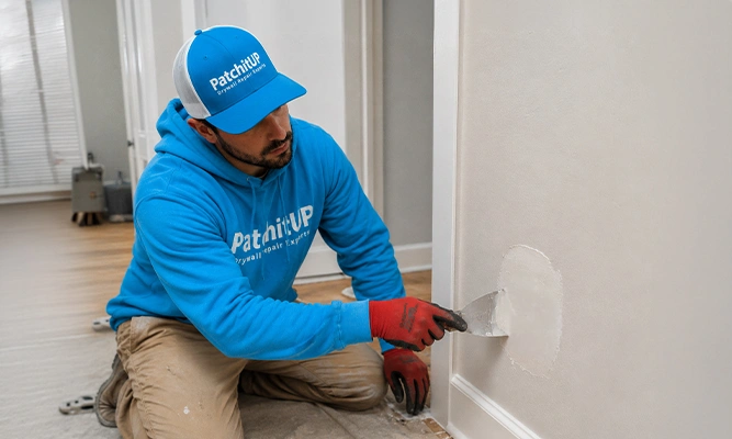 drywall damage in West Houston 