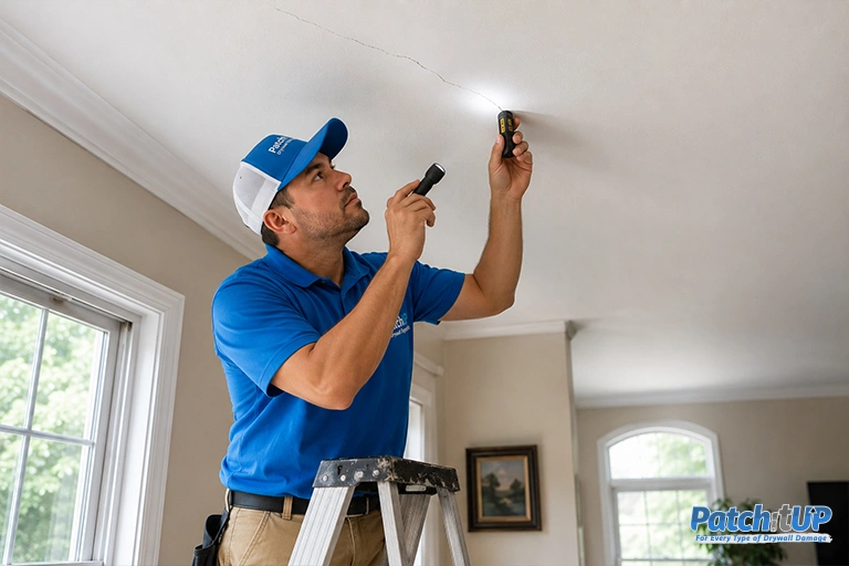 Ceiling Cracks Normal in Saginaw Homes