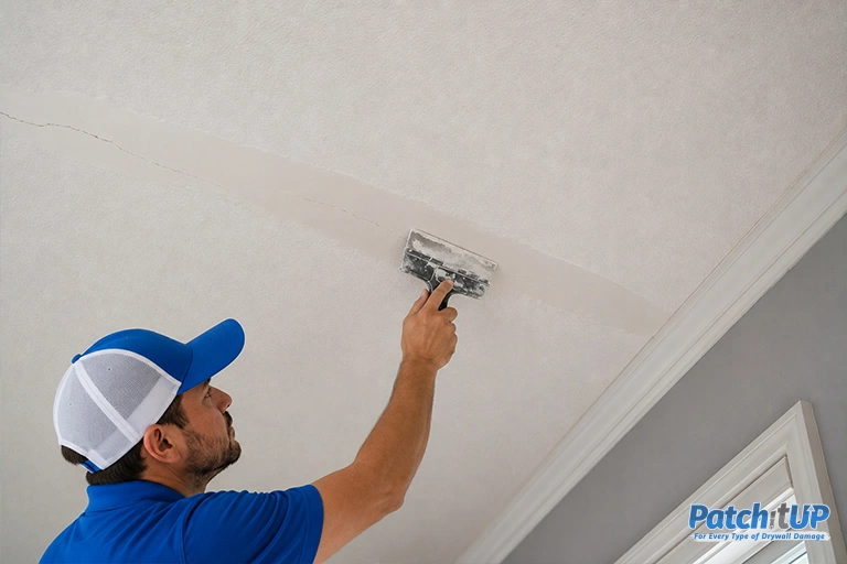 Ceiling Crack Repair